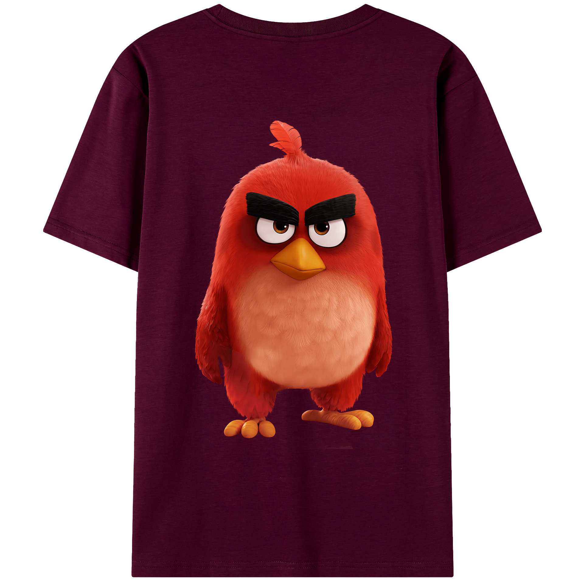 （画像用） Angry Birds アングリーバード レディース半袖Tシャツ(バックプリント)